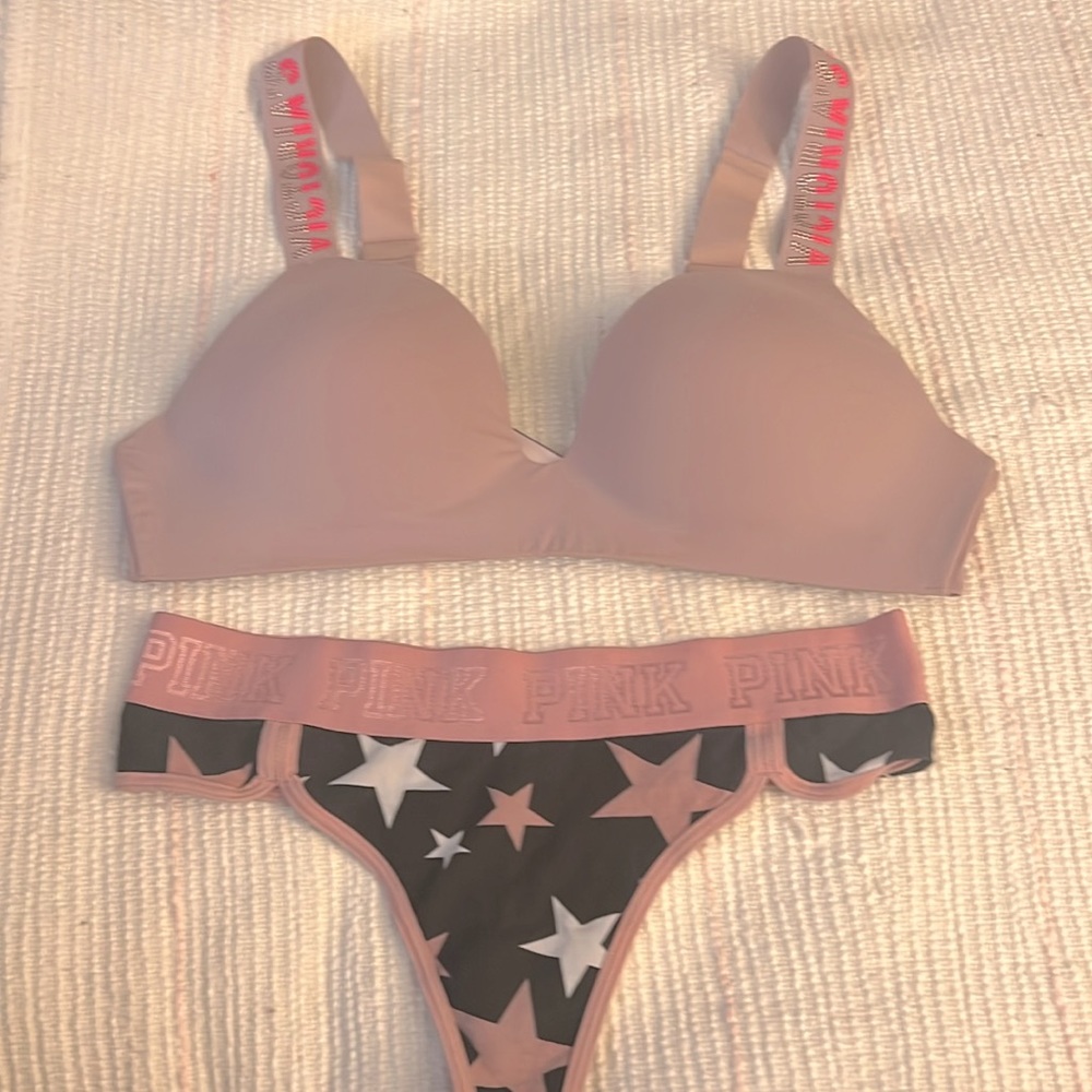 Victorias Secret Pink bra and panty set